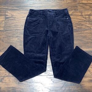 Talbots Simply Flattering Women's Navy Corduroy Pants
